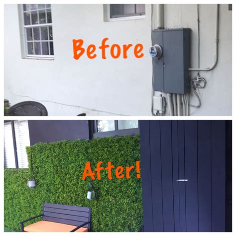 how do you cover an exterior electrical box|residential outdoor cable box cover.